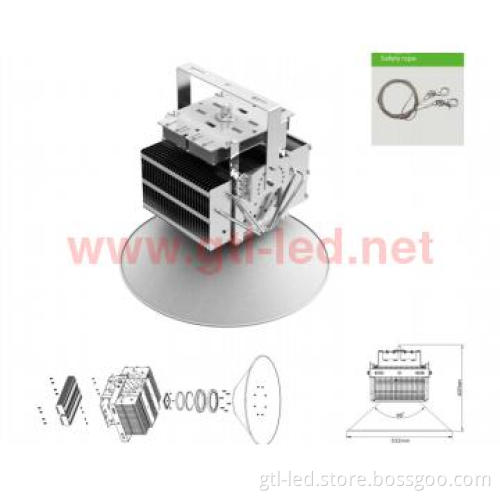 500W LED high bay lamp 90° with CE/PSE/ROSH approvals,UL driver